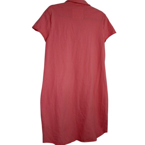 FRANK & EILEEN Lauren Polo Dress
Heritage Jersey Pink Short Sleeve Size Large - Picture 7 of 7